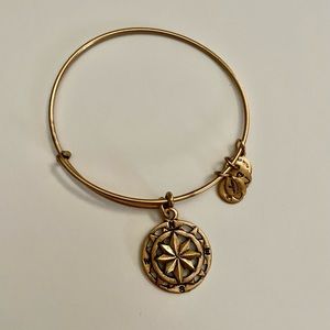 Alex and Ani Gold Compass Bracelet